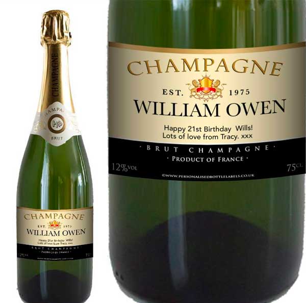 Champagne labels